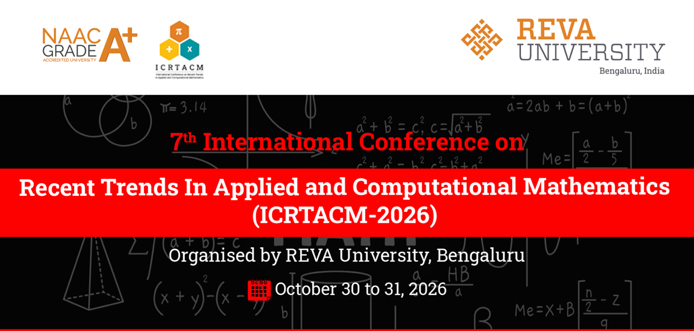 7th International Conference on Recent Trends In Applied and Computational Mathematics (ICRTACM-2026)